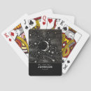 Recherche de lune jeux de cartes Noir