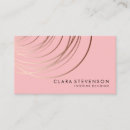 Recherche de or rose géométrique cartes visite Calligraphie