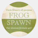Recherche de grenouille sorcière autocollants Vert