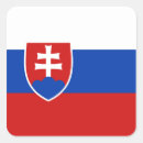 Recherche de ralentir autocollants Drapeau slovaque