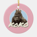Recherche de singe ronds ornements Gorille