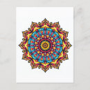 Recherche de mandala blanc cartes postales Boho