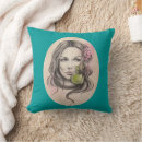 Recherche de fleur de pomme coussins Vintage