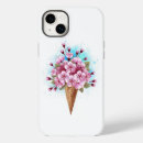 Recherche de cône de glace iphone coques Rose