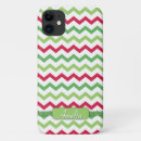Recherche de motif zigzag iphone coques Rouge