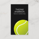 Recherche de instructeur de tennis cartes visite Minimaliste