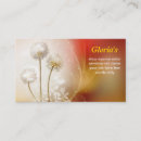 Recherche de fleurs pissenlit cartes visite Affaires