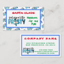 Recherche de fête de noël cartes visite Hiver