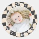 Recherche de damier noir et blanc autocollants 1er anniversaire