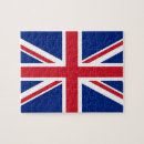 Recherche de drapeau du royaume uni puzzles Rouge
