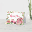 Recherche de pink floral remerciements cartes Rose