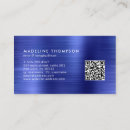 Recherche de bleu royal cartes visite Professions administratives