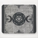 Recherche de pentagrammes tapis souris Wicca