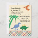 Recherche de dinosaures colorés invitations Amusant
