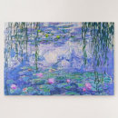 Recherche de claude monet water lilies puzzles Étang de nénuphars