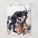 Recherche de diable vintage cartes postales Rétro