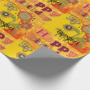 Recherche de 1970 papier cadeau Orange