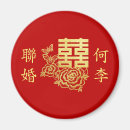Recherche de qui double logo magnets Floral
