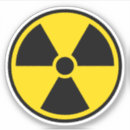 Recherche de symbole de rayonnement autocollants Atomique