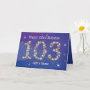 Recherche de 103 anniversaire cartes Bleu