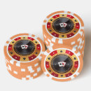 Recherche de papillon jetons poker Noir et blanc