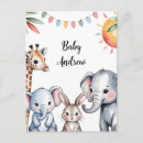 Recherche de safari cartes postales Aquarelle
