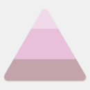 Recherche de triangulaire autocollants Rose