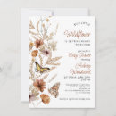 Recherche de fleur 11x16 invitations Baby