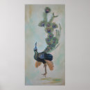 Recherche de paon fier art Bleu