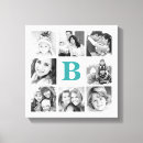 Recherche de collage photo famille toiles Monogramme