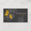 Recherche de papillon jaune cartes visite Élégant