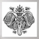 Recherche de éléphant mandala posters Griffonnage