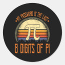 Recherche de pi symbole autocollants Collège