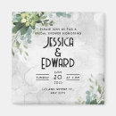 Recherche de save the date mariage magnets Floral