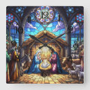 Recherche de crèche horloges Jésus