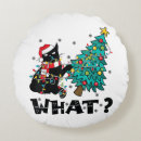 Recherche de père noël drôle coussins Arbre