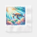 Recherche de tortues serviettes Océan