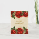 Recherche de rouge vintage invitations Pour elle