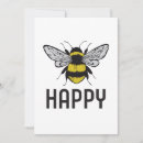 Recherche de abeille heureuse invitations Dessin