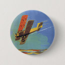Recherche de avion badges Rétro
