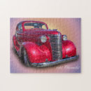 Recherche de voiture rouge puzzles Chevy