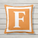 Recherche de orange et blanc coussins Lumineux