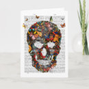 Recherche de vapeur punk vœux cartes Crâne