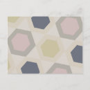 Recherche de hexagone cartes postales Géométrique