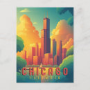 Recherche de horizon de chicago cartes postales Lac michigan