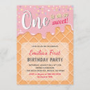 Recherche de ice cream 1ans anniversaire invitations Pour tous