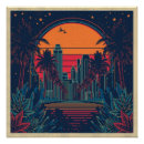 Recherche de rétro futuriste posters Vintage