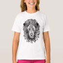 Recherche de tête lions tshirts Noir et blanc