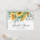 Recherche de sunflower bridal shower invitations Élégant