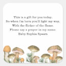 Recherche de champignons autocollants Chute